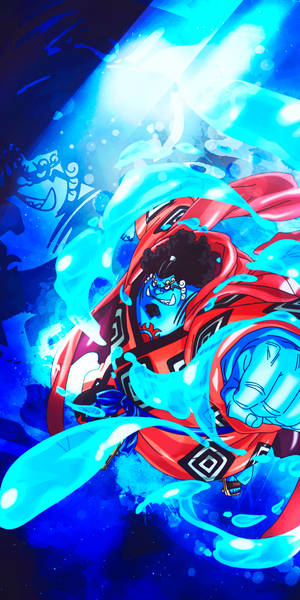 Jinbe From One Piece Blue Wallpaper