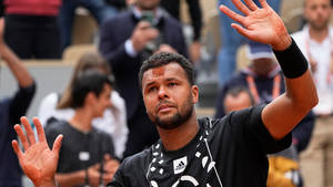 Jo-wilfried Tsonga Tearful Wave Wallpaper