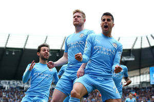 Joao Cancelo Celebrating Wallpaper