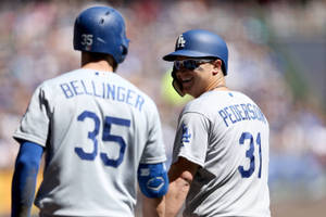 Joc Pederson With Cody Bellinger Wallpaper