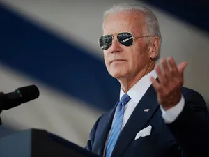 Joe Biden In Aviators Wallpaper