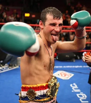 Joe Calzaghe's Silly Face Wallpaper