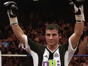 Joe Calzaghe Waving At His Fans Wallpaper