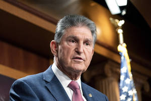 Joe Manchin Listening While Looking Wallpaper