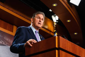 Joe Manchin Looking Shocked Wallpaper