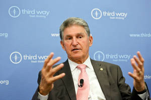 Joe Manchin On The Third Way Press Conference Wallpaper