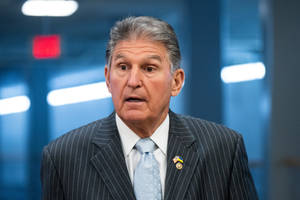 Joe Manchin Raised Eyebrows Wallpaper