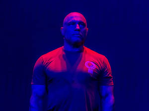 Joe Rogan Under Uv Wallpaper