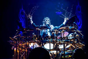 Joey Jordison Drum Set Wallpaper