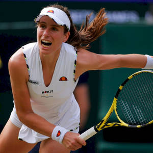 Johanna Konta Determined Expression Wallpaper