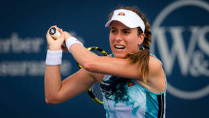 Johanna Konta Persistent Expression Wallpaper