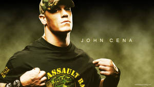 John Cena In Black T-shirt Wallpaper