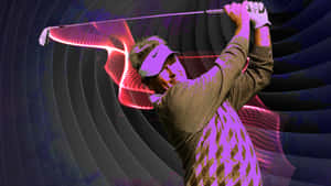 John Cook Flaming Club Swing Wallpaper