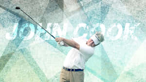 John Cook Swings Club Nametag Wallpaper