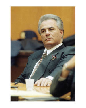John Gotti Inside Courtroom Wallpaper