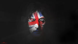 John Lennon Uk Flag Wallpaper