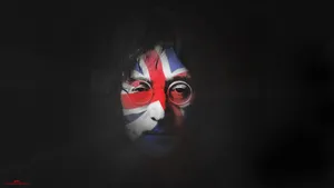 John Lennon Uk Flag Wallpaper