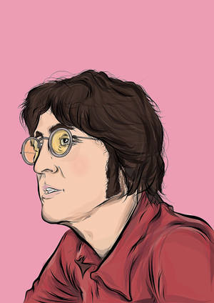 John Lennon Vector Art Wallpaper