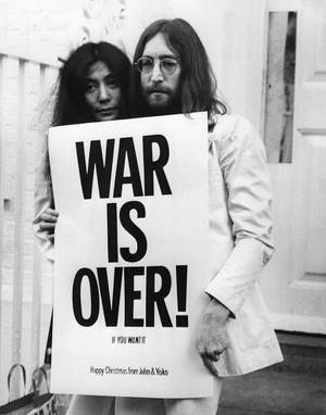 John Lennon War Is Over Wallpaper