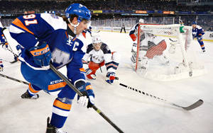 John Tavares Trying To Make Goal Wallpaper