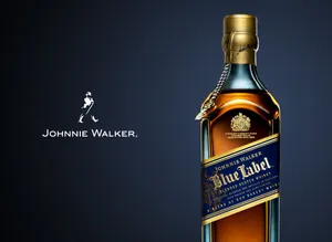 Johnnie Walker Blue Label - A Synonym For Class And Elite Taste Wallpaper