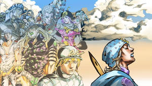 Johnny Joestar Desert Wallpaper