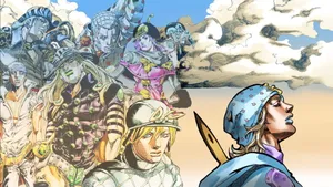 Johnny Joestar Desert Wallpaper
