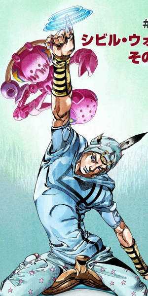 Johnny Joestar Fist Up Wallpaper