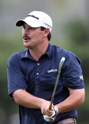 Johnson Wagner Golf Club In Hand Wallpaper