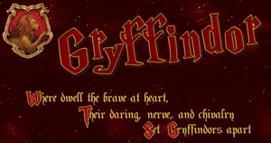 Join Gryffindor - Home Of Courageous And Daring People Wallpaper