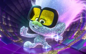 Join In On The Party As The Diverse Music Of The Trolls Collide In Trolls World Tour Wallpaper