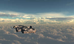 Join The Adventure With The Millenium Falcon Wallpaper