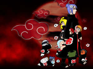 Join The Akatsuki Aesthetic, A Subculture Aimed To Celebrate Empowerment And Diversity Wallpaper