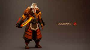 Join The Fray And Unleash The Power Of Dota 2's Juggernaut! Wallpaper