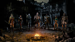 Join The Legions Of Players In The Classic Computer Game Diablo 2 Wallpaper
