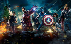 Join The Marvel Heroes! Wallpaper