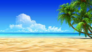 Join Us On The Beach And Find Your Own Piece Of Paradise Wallpaper