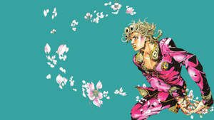 Jojo 4k Giorno Cherry Blossom Flowers Wallpaper