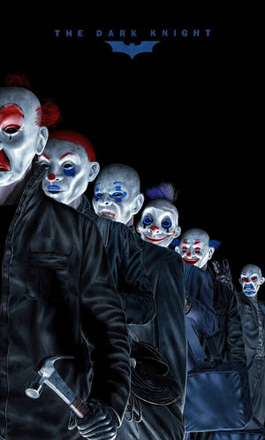 Joker And Clowns The Dark Knight Wallpaper