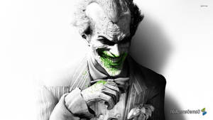 Joker Green Grey Wallpaper