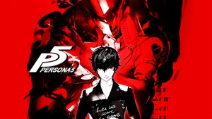 Joker Persona 5 Black And Red Aesthetic Wallpaper