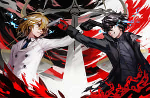 Joker Persona 5 Goro Akechi Guns Wallpaper