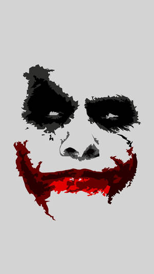 Joker Phone Face Art Wallpaper