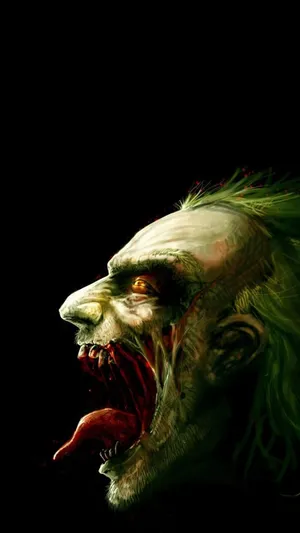 Joker Phone Tongue Out Wallpaper