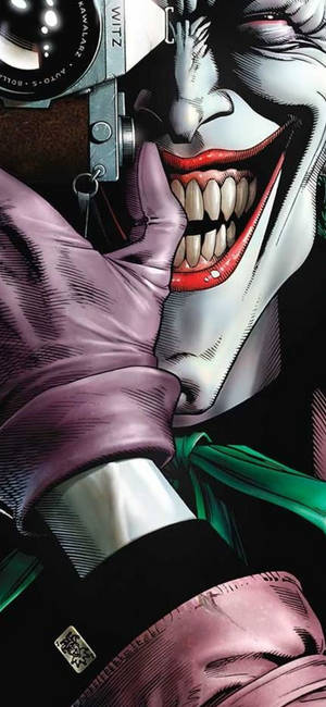 Joker Punch Hole Wallpaper