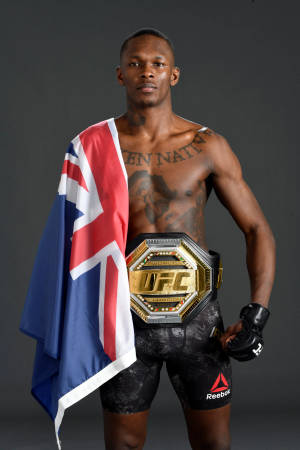 Jon Jones With Uk Flag Wallpaper