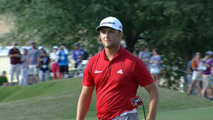 Jon Rahm In Action Wallpaper