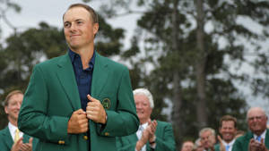 Jordan Spieth At Masters Tournament Wallpaper