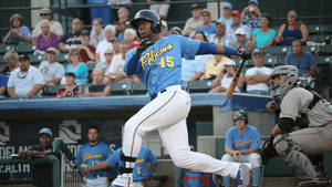 Jorge Soler Blue Uniform Wallpaper