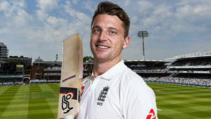 Jos Buttler Cricket Field Wallpaper